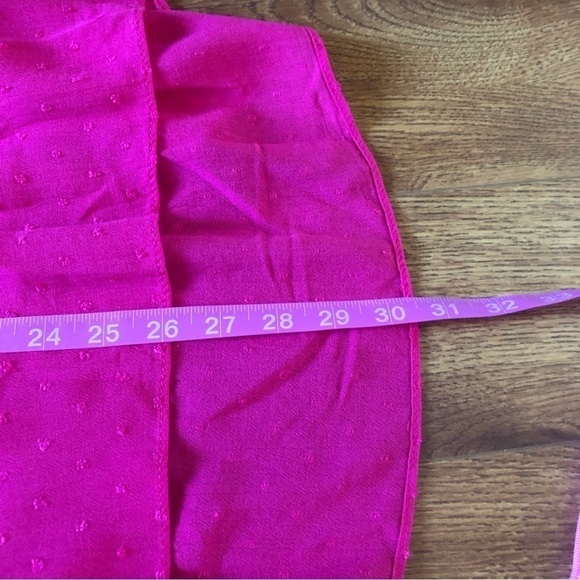 Zac & Rachel lightweight pink clip dot sleeveless blouse in size S - Picture 8 of 8